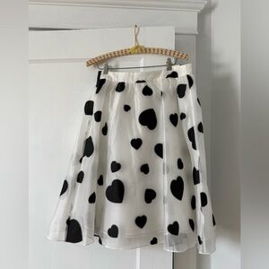 NWT! | JCrew | tulle heart skirt